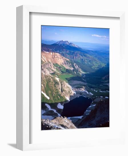 Mountain Landscape in Spring with Rests of Winter Snow, Colorado-Michael Brown-Framed Photographic Print