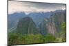 Mountain landscape in the Andes Cordillera near Machu Picchu, the ruined city of the Incas-G&M Therin-Weise-Mounted Photographic Print