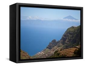 Mountain Landscape, La Gomera, Canary Islands, Spain, Atlantic, Europe-Adina Tovy-Framed Stretched Canvas