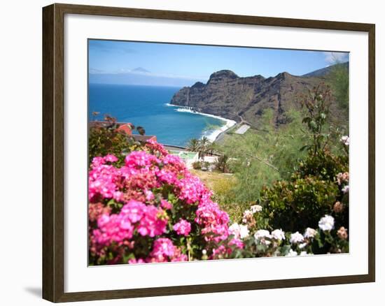 Mountain Landscape, La Gomera, Canary Islands, Spain. Atlantic, Europe-Adina Tovy-Framed Photographic Print