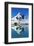 Mountain Landscape, Lac Blanc with Aiguille Vert and Les Drus, Haute Savoie, France, September 2008-Frank Krahmer-Framed Photographic Print