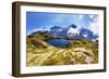 Mountain Landscape, Lacs Des Cheserys and Aiguilles Rouges, Haute Savoie, France, Europe-Frank Krahmer-Framed Photographic Print