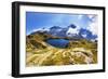 Mountain Landscape, Lacs Des Cheserys and Aiguilles Rouges, Haute Savoie, France, Europe-Frank Krahmer-Framed Photographic Print