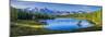 Mountain Landscape, Lake and Mountain Range, Large Panorama, Altai-null-Mounted Photographic Print