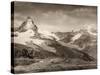 Mountain Landscape, Mount Matterhorn and Dent Blanche-Frères et Cie Chernoux-Stretched Canvas