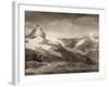 Mountain Landscape, Mount Matterhorn and Dent Blanche-Frères et Cie Chernoux-Framed Giclee Print