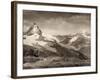 Mountain Landscape, Mount Matterhorn and Dent Blanche-Frères et Cie Chernoux-Framed Giclee Print