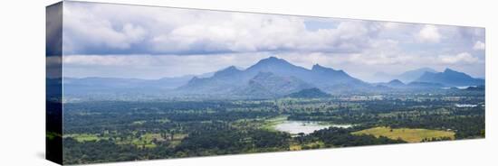 Mountain Landscape, Taken from the Top of Sigiriya Rock Fortress (Lion Rock), Sri Lanka, Asia-Matthew Williams-Ellis-Stretched Canvas