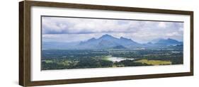 Mountain Landscape, Taken from the Top of Sigiriya Rock Fortress (Lion Rock), Sri Lanka, Asia-Matthew Williams-Ellis-Framed Photographic Print