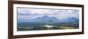 Mountain Landscape, Taken from the Top of Sigiriya Rock Fortress (Lion Rock), Sri Lanka, Asia-Matthew Williams-Ellis-Framed Photographic Print