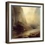 Mountain Landscape with Banditti, C.1780-Elias Martin-Framed Giclee Print