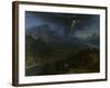 Mountain Landscape with Lightning, Ca 1675-Jean-François Millet the Elder-Framed Giclee Print