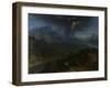 Mountain Landscape with Lightning, Ca 1675-Jean-François Millet the Elder-Framed Giclee Print