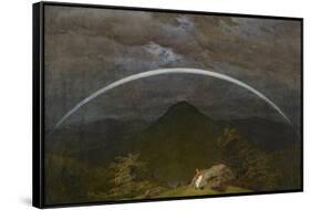 Mountain Landscape with Rainbow, 1809-10-Caspar David Friedrich-Framed Stretched Canvas