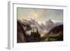 Mountain Landscape with the Grossglockner, 1878-N. Astudin-Framed Giclee Print