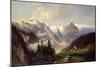 Mountain Landscape with the Grossglockner, 1878-N. Astudin-Mounted Giclee Print