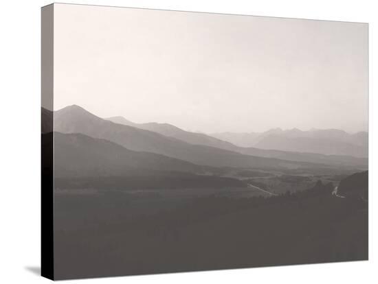 Mountain Landscape-Amanda Abel-Stretched Canvas
