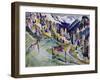 Mountain Landscape-Ernst Ludwig Kirchner-Framed Giclee Print