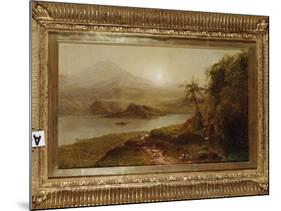 Mountain Landscape-Frederic Edwin Church-Mounted Giclee Print