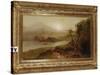 Mountain Landscape-Frederic Edwin Church-Stretched Canvas
