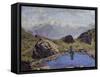 Mountain Landscape-Michelino Da Besozzo-Framed Stretched Canvas