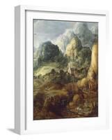 Mountain Landscape-Joos De Momper The Younger-Framed Giclee Print