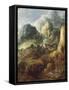 Mountain Landscape-Joos De Momper The Younger-Framed Stretched Canvas