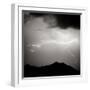 Mountain Lightning Sq BW-Douglas Taylor-Framed Photographic Print