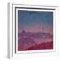 Mountain Lights B-Sheldon Lewis-Framed Art Print
