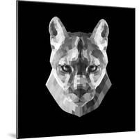 Mountain Lion Head-Lisa Kroll-Mounted Art Print