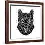 Mountain Lion Mesh-Lisa Kroll-Framed Art Print