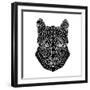 Mountain Lion Mesh-Lisa Kroll-Framed Art Print