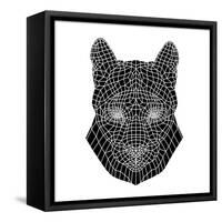 Mountain Lion Mesh-Lisa Kroll-Framed Stretched Canvas