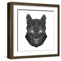 Mountain Lion Mesh-Lisa Kroll-Framed Art Print