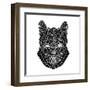 Mountain Lion Mesh-Lisa Kroll-Framed Art Print