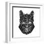 Mountain Lion Mesh-Lisa Kroll-Framed Art Print