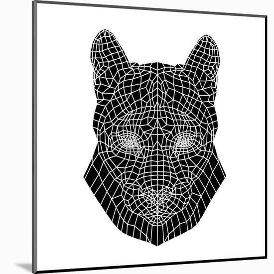 Mountain Lion Mesh-Lisa Kroll-Mounted Art Print