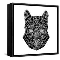 Mountain Lion Mesh-Lisa Kroll-Framed Stretched Canvas