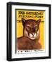 "Mountain Lions," Saturday Evening Post Cover, September 25, 1937-August Schombrug-Framed Giclee Print