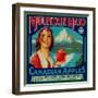 Mountain Maid Apple Label - Canada-Lantern Press-Framed Art Print