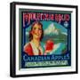 Mountain Maid Apple Label - Canada-Lantern Press-Framed Art Print