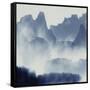 Mountain Mist 1-Kimberly Allen-Framed Stretched Canvas