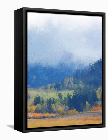 Mountain Mist II-Chris Vest-Framed Stretched Canvas
