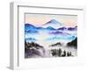 Mountain Mist Landscape-Michelle Faber-Framed Giclee Print