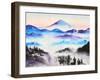 Mountain Mist Landscape-Michelle Faber-Framed Giclee Print