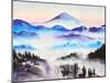Mountain Mist Landscape-Michelle Faber-Mounted Giclee Print