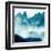 Mountain Mist Teal 1-Kimberly Allen-Framed Art Print