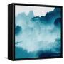 Mountain Mist Teal 2-Kimberly Allen-Framed Stretched Canvas