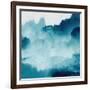 Mountain Mist Teal 2-Kimberly Allen-Framed Art Print