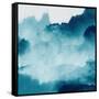 Mountain Mist Teal 2-Kimberly Allen-Framed Stretched Canvas
